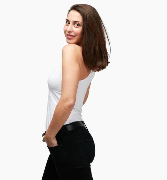 Agapi T. – Real People Sedcard-Foto 2 bei JustInCast
